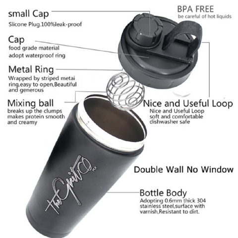 Shaker Negro, Grabado láser
